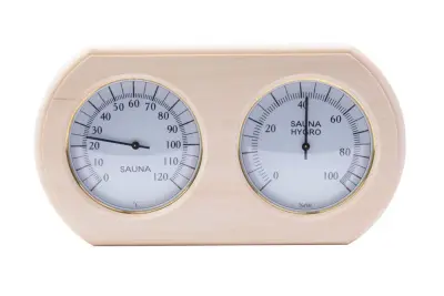 Термогигрометр ОЧКИ овал (липа) TH-20L