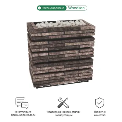 Фото Электрическая банная печь Sangens В30КИ Кирпич в магазине Woodson