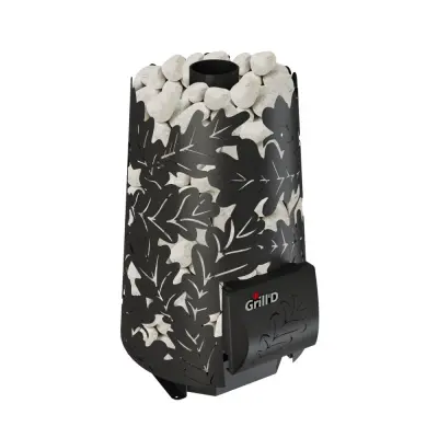 Фото Дровяная банная печь Grill'D Dubravo Mini Short (дверца без стекла) в магазине Woodson