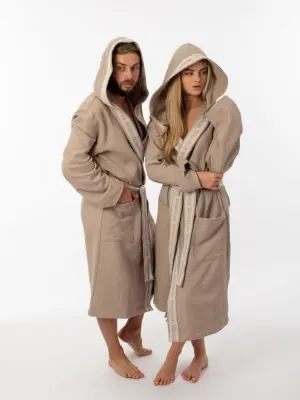 Халат вафельный Woodson, creamy (50) Халат вафельный Woodson, creamy (50)