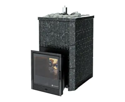 Фото Печь Изистим Южная 16 - Камень Пироксенит в магазине Woodson