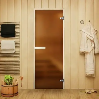 Дверь Элит Бронза Матовая 2000*800 (3п.8мм) L, без порога Дверь Элит Бронза Матовая 2000*800 (3п.8мм) L, без порога