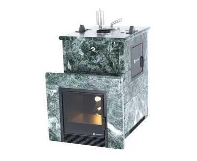 Фото Печь для русской бани Анапа М2 в полноценном кожухе (змеевик) в магазине Woodson