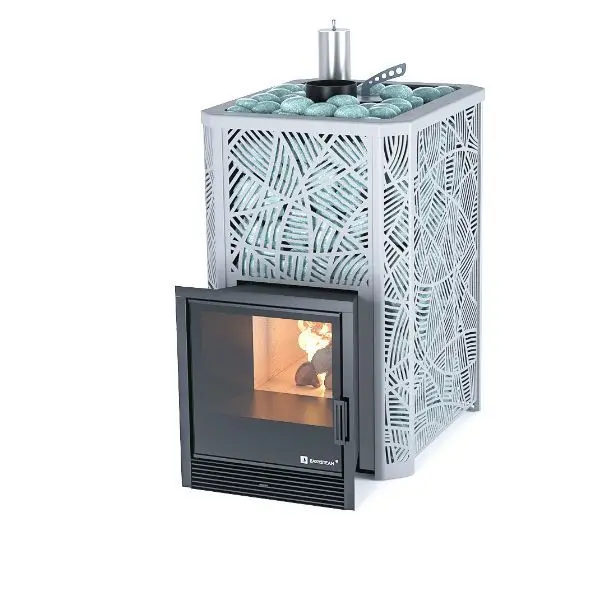 Фото Печь Изистим Ялта 25/2024 Модерн черный  в магазине Woodson