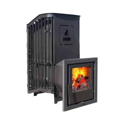 Фото Банная печь Терма Каменка (Сталь, Удл. топка,) в магазине Woodson