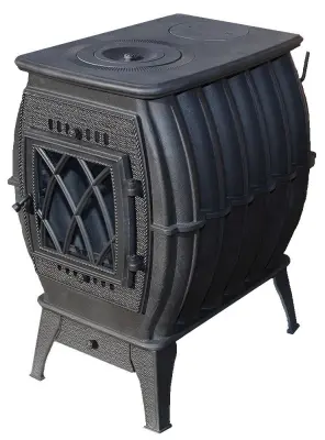 Фото Печь- камин отопительно-варочная "Бахта" (цв. черный) в магазине Woodson Фото Печь- камин отопительно-варочная "Бахта" (цв. черный) в магазине Woodson