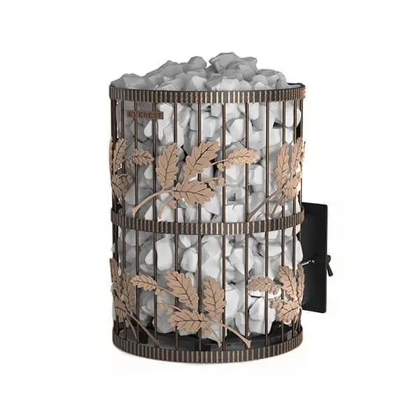 Фото Печь для бани Эверест Ковка 24 (280) закрытая каменка в магазине Woodson