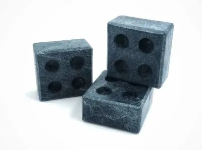 Испаритель из талькохлорита 4 отверстия Испаритель из талькохлорита 4 отверстия