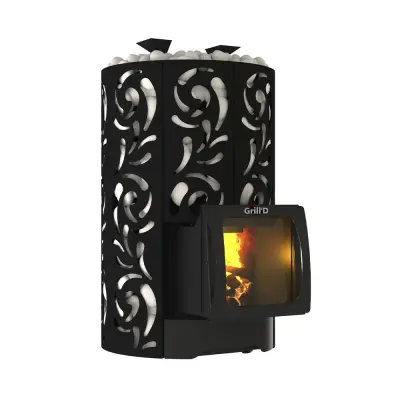 Фото Дровяная банная печь Grill'D Violet 500 Short Max в магазине Woodson