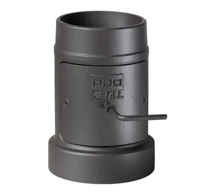 Фото Стартовый дымоход 115-136 с ревизией и шибером  Фото Стартовый дымоход 115-136 с ревизией и шибером