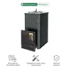 Фото Печь Изистим Южная 22 - Камень Пироксенит в магазине Woodson