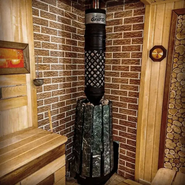 Фото Дровяная банная печь Grill'D Cometa Vega 240 Long Pro в магазине Woodson