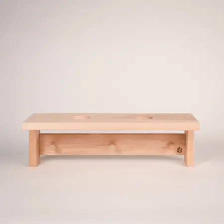 Полка для трав и веников Левада Д3, ольха, 2 отверстия