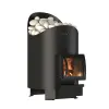 Фото Дровяная банная печь Grill'D Aurora 180 Short (дверца со стеклом) в магазине Woodson
