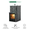 Фото Печь Изистим Южная 22 с топкой из парной  - Камень Пироксенит в магазине Woodson
