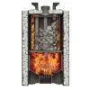 Фото Дровяная банная печь Grill`D Violet 500 Short Max Pro в магазине Woodson