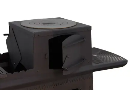 Мангал разборный Сталь-Мастер L с печью под казан (3мм)