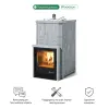 Фото Печь Изистим Южная 22 с топкой из парной  - Камень Талькохлорит в магазине Woodson