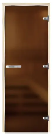 Дверь Элит Бронза Матовая 2000*700 (3п.8мм) R, без порога