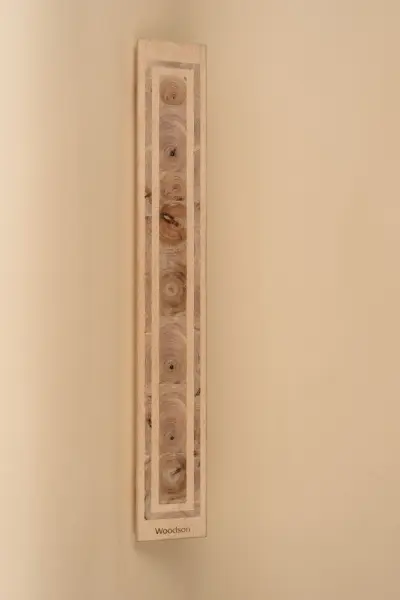 Светильник Woodson Фиджи линия, угловой со светодиодной лентой, ольха (24V)