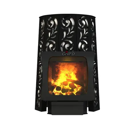 Фото Дровяная банная печь Grill'D Violet 200 Long Max в магазине Woodson
