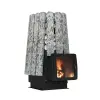 Фото Дровяная банная печь Grill'D Cometa Vega 450 Short Max Stone (Серпентинит) в магазине Woodson
