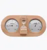 TH-25R SILVER термогигрометр+песочные часы, СЕРЕБРЯНЫЙ ЦИФЕРБЛАТ
