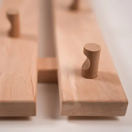 Вешалка настенная Левада Д7, ольха, 2 ряда