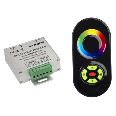 Контроллер LN-RF5B  SENS Black (12-24V,180-360W)