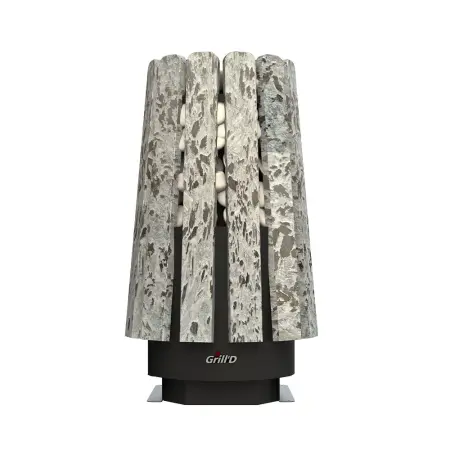 Фото Дровяная банная печь Grill'D Cometa Vega 450 Short Max Stone (Серпентинит) в магазине Woodson