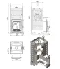 Фото Печь для бани ASTON 38 НЕРЖ. (320) в магазине Woodson
