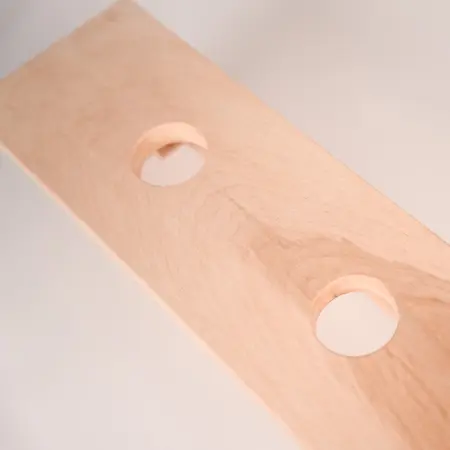 Полка для трав и веников Левада Д3, ольха, 2 отверстия