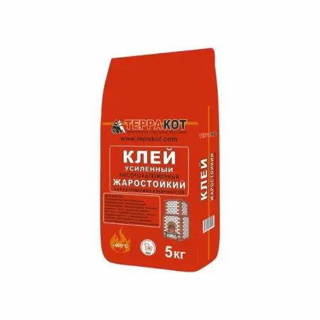 Клей усиленный «Терракот» жаростойкий, 5 кг