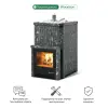 Фото Печь Изистим Южная 16 с топкой из парной  - Камень Пироксенит в магазине Woodson