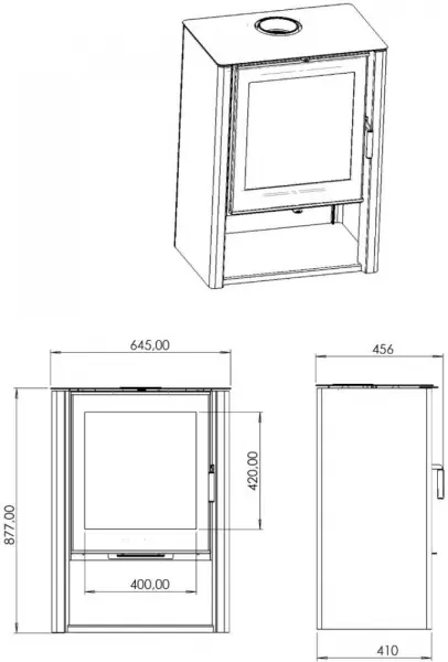 Фото Печь СЕВАН 7 в магазине Woodson Фото Печь СЕВАН 7 в магазине Woodson