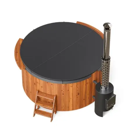 Купель композитная COMFORT FAMILY 220 HOT с печью 40 кВт (термососна)