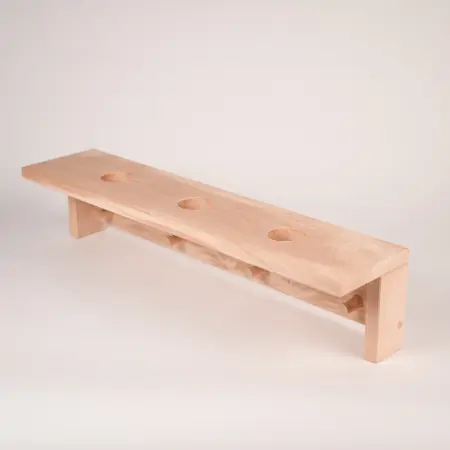 Полка для трав и веников Левада Д4, ольха, 3 отверстия