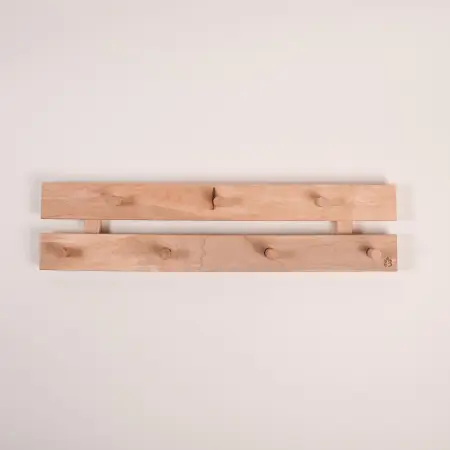 Вешалка настенная Левада Д7, ольха, 2 ряда