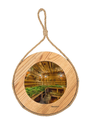 Зеркало для бани Woodson d38 дуб