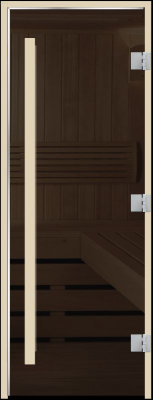Дверь Статус 60G Серая Matelux 1900*700 (3п,8мм) L, без порога, с вертикальной ручкой Дверь Статус 60G Серая Matelux 1900*700 (3п,8мм) L, без порога, с вертикальной ручкой