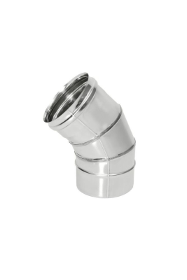 Фото Отвод Термо 45* ОТ-Р 316-0.8/304 D200/300 (2S) с хомутом 