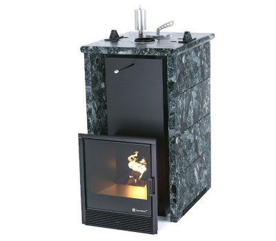 Фото Печь «Сочи» в трехстороннем кожухе Пироксенит в магазине Woodson