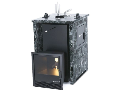 Фото Печь «Анапа» М2 в трехстороннем кожухе  Пироксенит в магазине Woodson