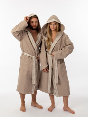 Халат вафельный Woodson, creamy (56)