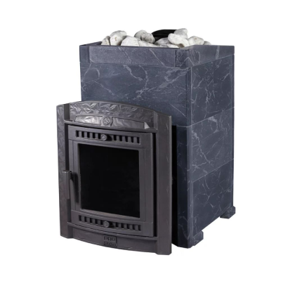 Фото Печь банная "Атмосфера L" в облицовке "Талькохлорит" в магазине Woodson