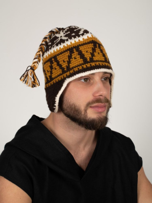 Шапка вязаная для бани Woodson Викинг, 1 косичка