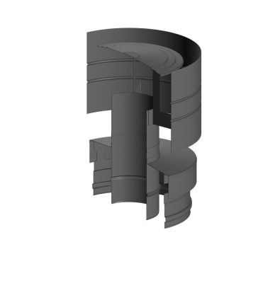 Фото Оголовок-Дефлектор 430 0.5 D115/230 (MC Black (Т<600C*)) 