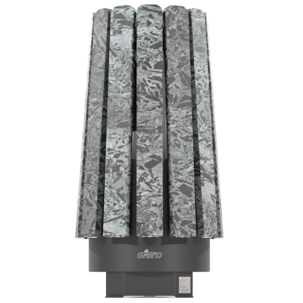 Фото Дровяная банная печь Grill'D Cometa Vega 240 Long Stone (Серпентинит) в магазине Woodson
