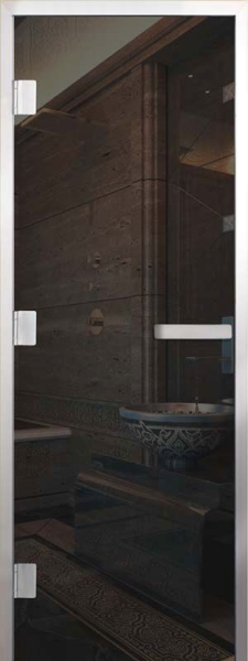 Дверь Хамам Элит серая 1900*700, L