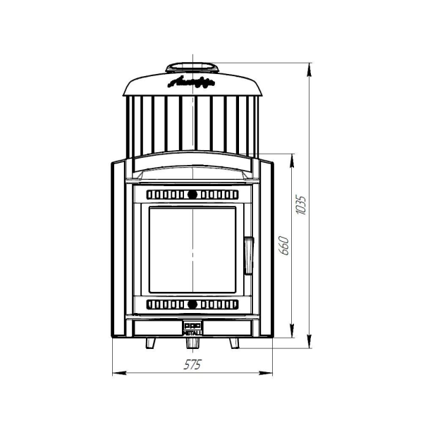 Фото Печь банная "Атмосфера XL" в ламелях "Пироксенит" наборный рисунок в магазине Woodson